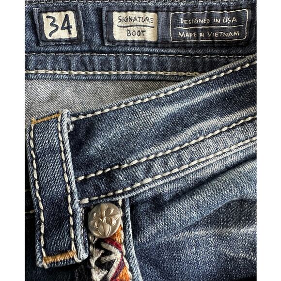 Miss Me Blue Boot Cut Jeans - Picture 8 of 11